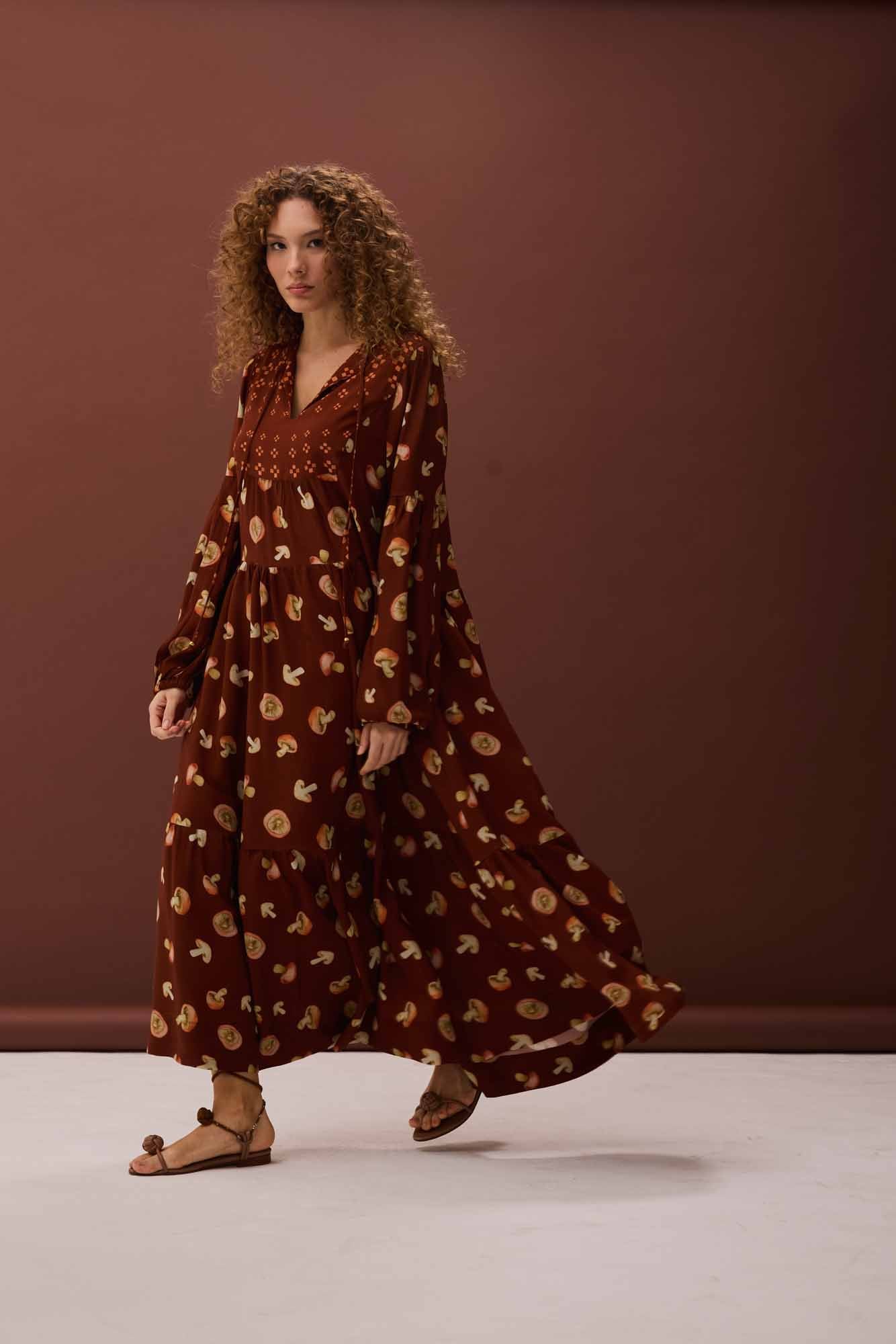 Vestido Mix Funghi