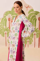 Vestido Recorte Mix Índia