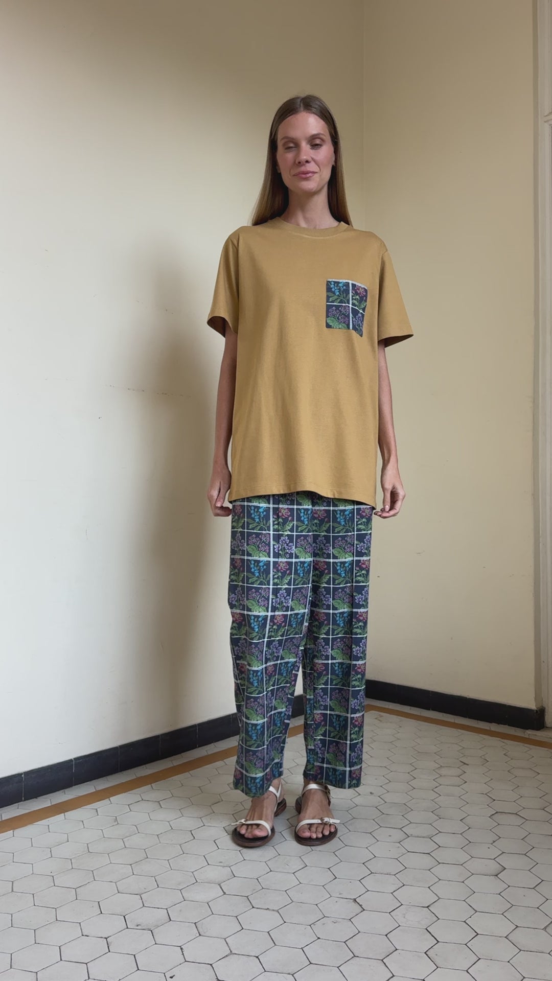 Tshirt Bolso Ponto Cruz