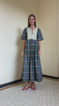Vestido Pala Ponto Cruz
