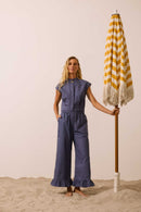 Blusa + Calça Azul Atântico