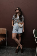 Tshirt Gola Polo + Short Alfaiataria Azul Atlantico