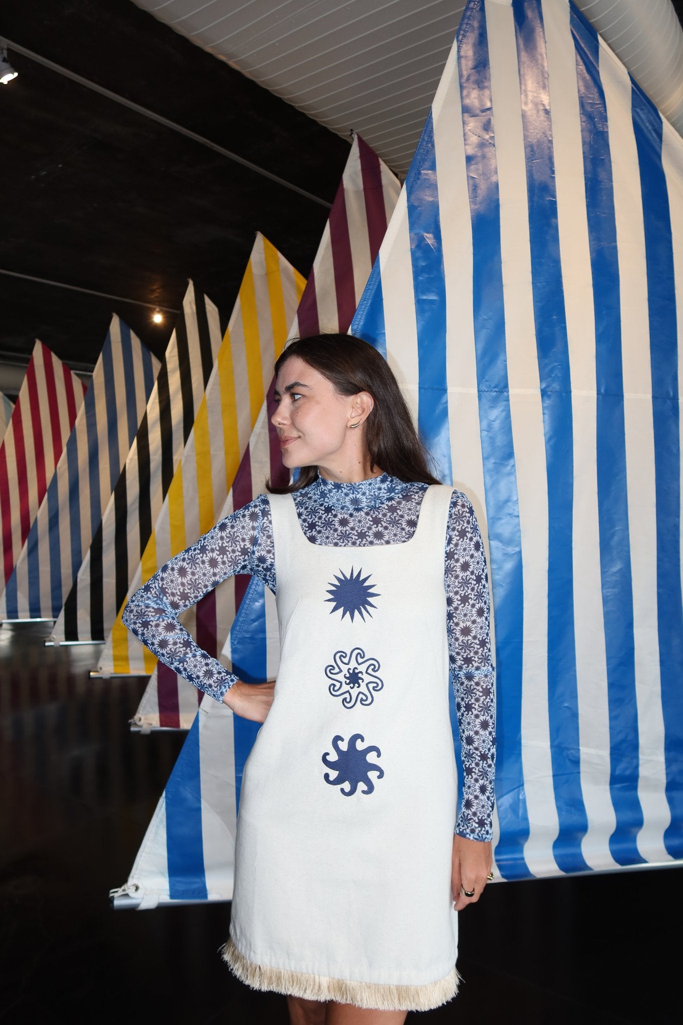 Vestido Regata + Blusa Tule