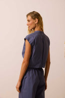 Blusa + Calça Azul Atântico