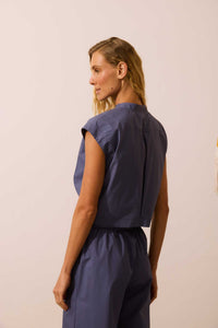 Blusa + Calça Azul Atântico