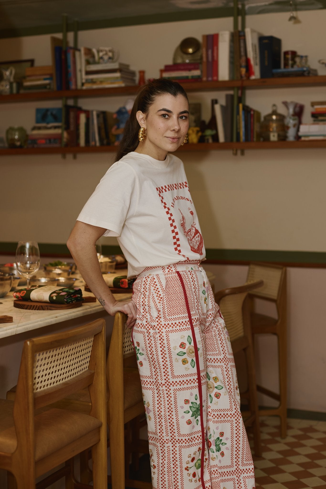 Tshirt Sapori Paraiso + Calça Reta Sapori