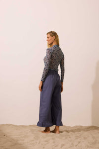 Blusa Tule + Calça Babado