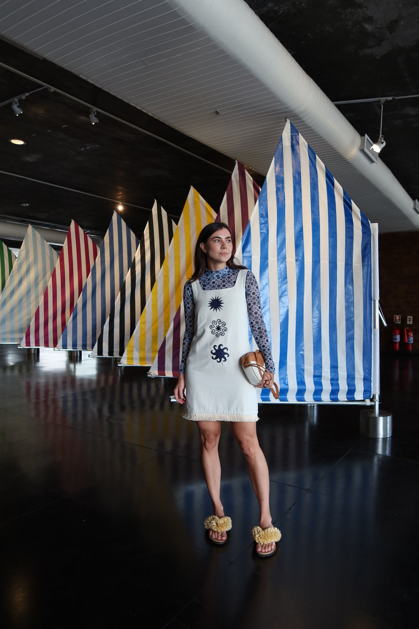 Vestido Regata Areia