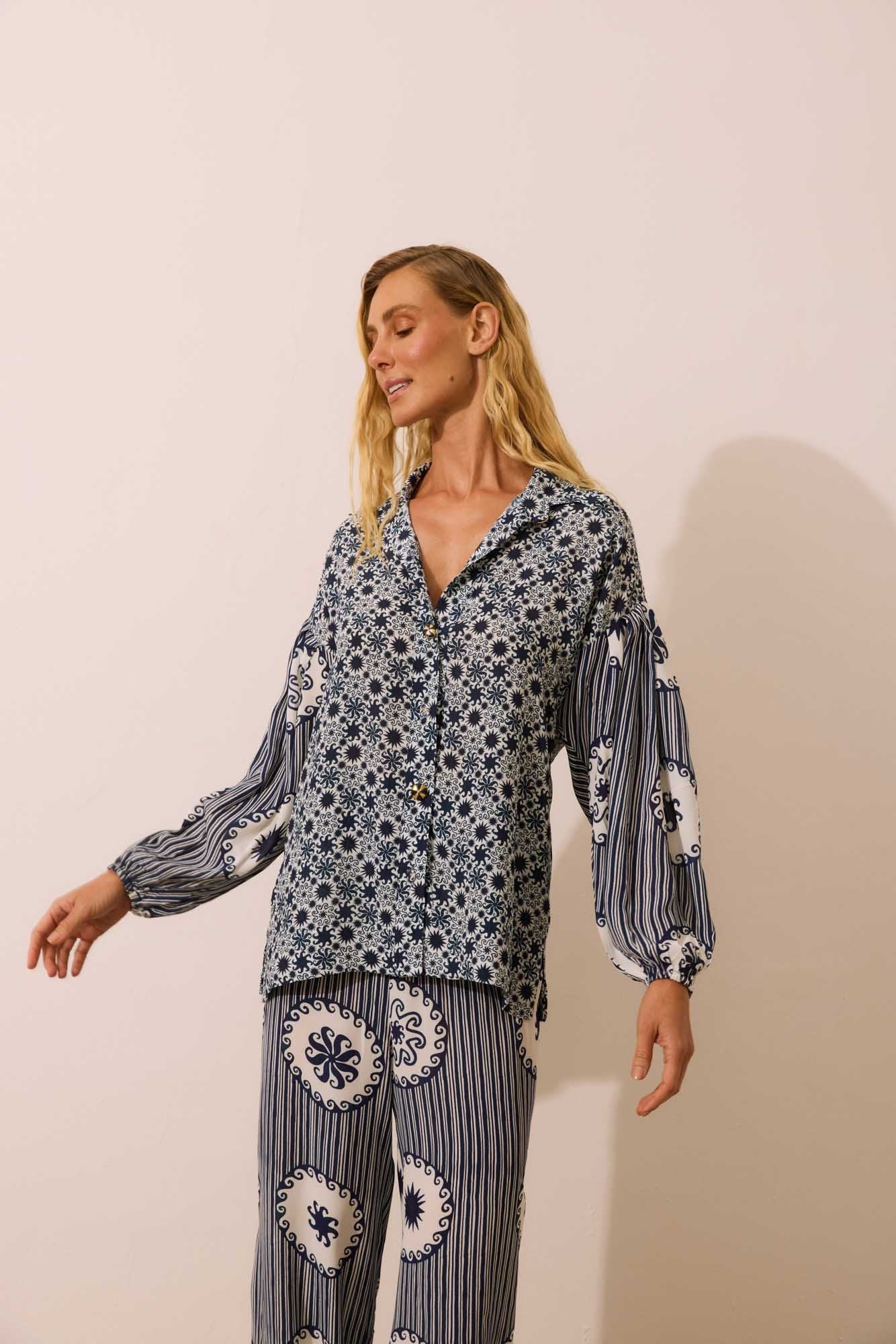 Camisa MG Pregas + Calça Onda solar